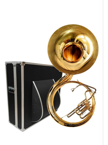 Tuba Sousafon Mercury Jbsh-100l Laton Con Estuche