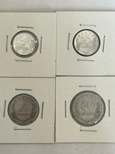 Set Albania 5 A 50 Qindarka 1964 4 Pzas