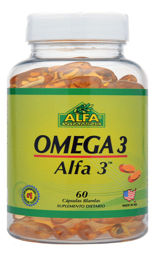 Alfa Omega 3 1000mg X 60 Capsulas