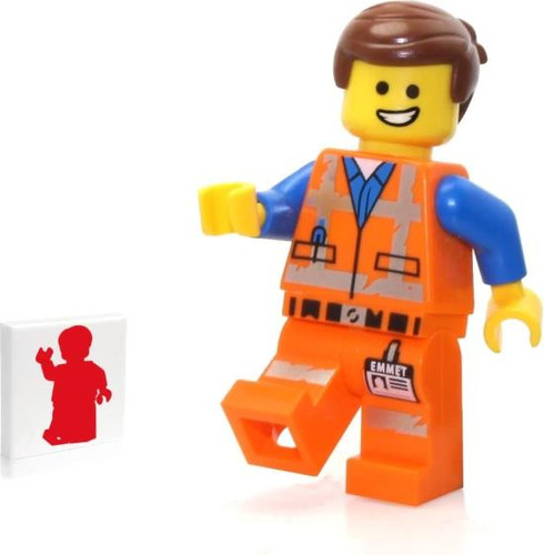 Minifigura Lego Movie 2: Emmet Con Uniforme Desgastado Y Son