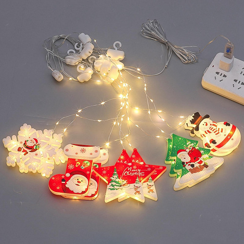 Usb Christmas Led String Lights 10pcs Colgantes Adornos Para