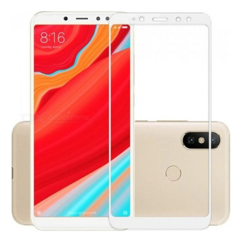 Vidrio Templado Full Cover 5d Compatible Con Xiaomi Redmi S2