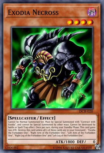 Exodia Necross - Secret Rare       Master Collection   2005