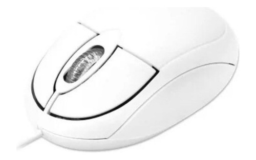 Mouse Classic Box Optico Full Branco Usb Mo302