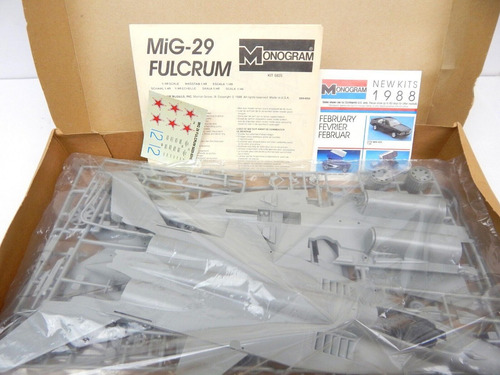 Mig-29 Fulcrum 1:48 Monogram Maqueta P Armar Avión
