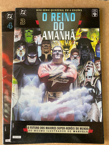 Quadrinhos Mini Serie O Reino Do Amanha Em 4 Ed Completa (Usado)