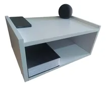 Comprar 2 Buros Repisa Flotante Recamara Mesa De Noche Minimalista