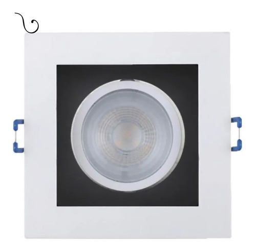 Spot De Led Recuado Taschibra Frame Mr16 Quadrado 5w 6500k