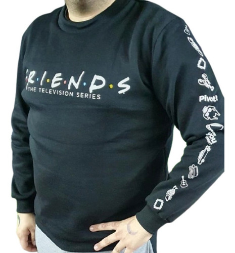 Buzo Friends Original Algodón Frizado Licencia Oficial