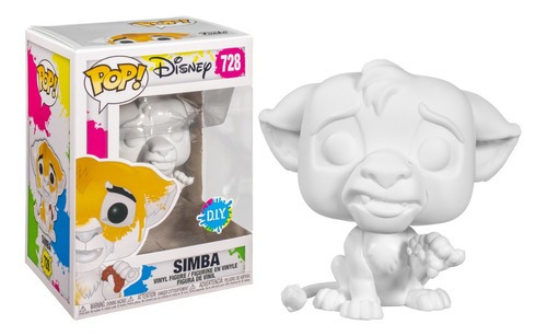 Boneco Funko Pop! Disney Rei Leão Simba D.i.y #728