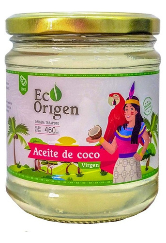 Aceite De Coco Prensado En Frio - Eco Origen