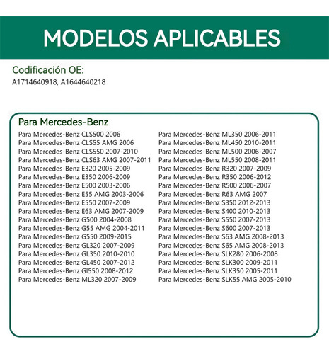 Y0s: Resorte Reloj For Mercedes-benz Ml320 Ml350 Ml450 Ml500