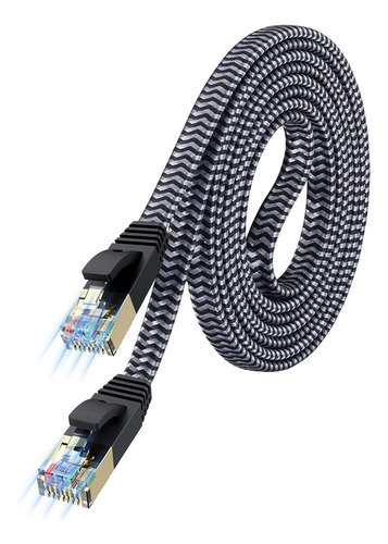 Morelecs - Cable Ethernet Cat 7. Cable De Internet Trenzado 