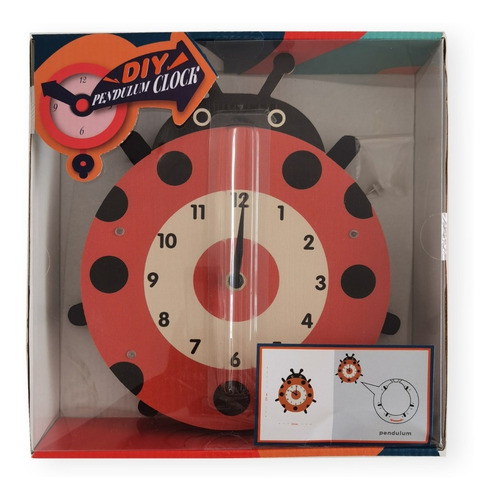 Imagen 4 de 7 de Reloj Forma Catarina Que Mueve Las Patitas Ideal Para Niños
