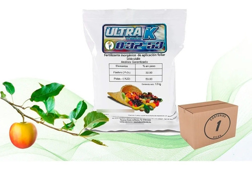 Ultra K Alto En Potasio Nutriente Foliar Tridente 1 Kg E