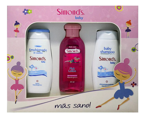 Packs Simond´s Colonia Pink + Shampoo + Crema Emulsión
