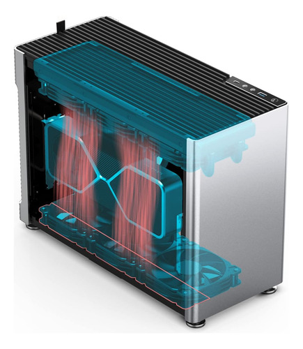 Caja De Juegos Jonsplus I100 Pro Mini-itx, Aleación De Plata