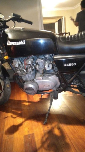 Kawazaki Kz 550 1981 Negra 4 Cilindros Negra Clasica Colecci