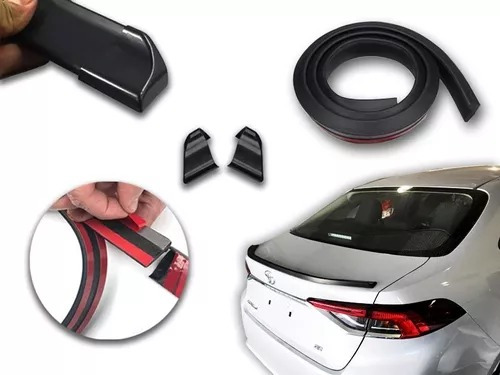 Aleron Accesorios Corolla 2024 Negro Cinta 3m Kenny Molduras