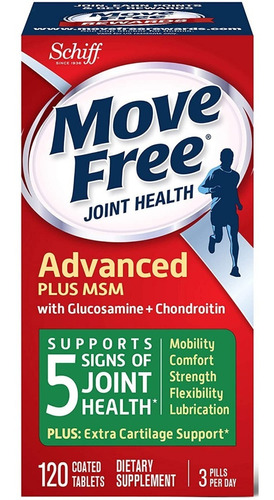 Move Free Advanced + Msm 120 Tabs - Unidad a $2233
