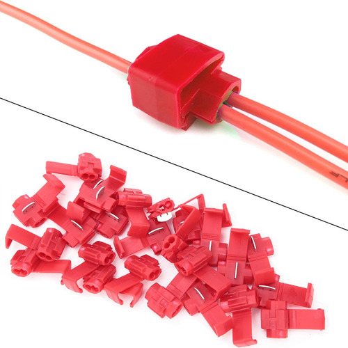 50un Conector Elétrico Derivação Emenda Fios 0,5 A 1,5mm
