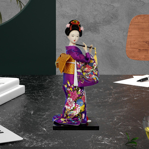 Boneca Geisha Japonesa Asiática, Boneca Oriental Estilo Eu