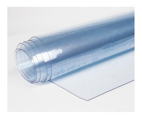 Hule Cristal Pvc Transparente 200 Micrones X 50 Mts 