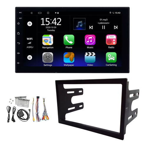 Stereo Pantalla 7 Android Bt + Adaptador Peugeot 307