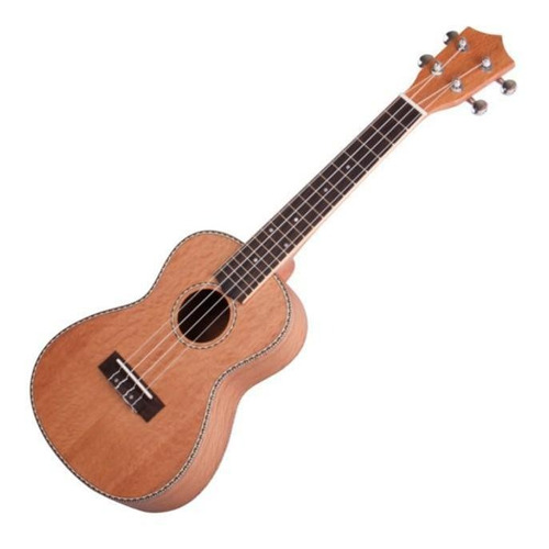 Ukelele Acústico Nativa Ku-pc-c Con Funda Y Cuerdas Aquila