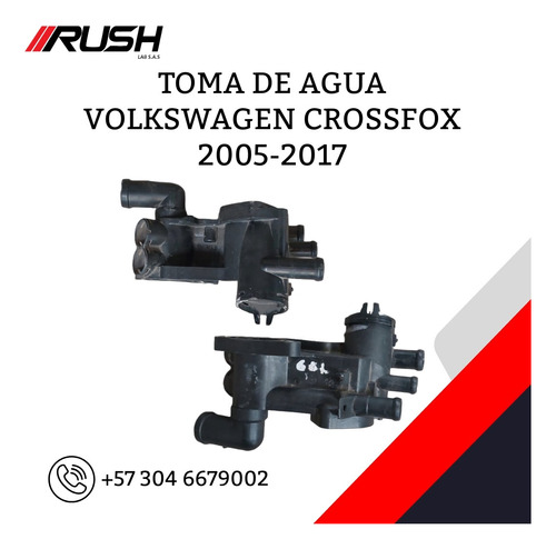 Toma De Agua Volkswagen Crossfox 2005-2017