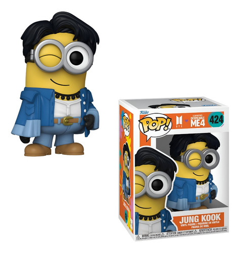 Coleccionable Mi Villano Favorito X Bts-jungkook Funko Pop
