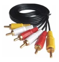 Comprar Cabo 3 Rca + 3 Rca 1,8m Áudio E Vídeo Av Cabo Play 2