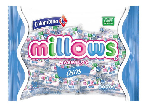 Marshmallow Millows Osos X50unidades 