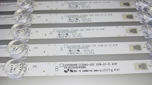 Kit De Leds Tv Westinghouse Wr50ut4000 / Led50d04a-zc26ag (Usado)