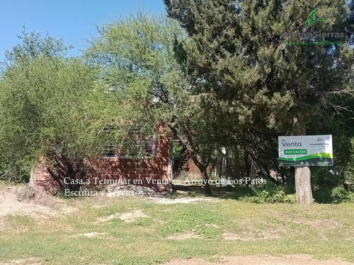 Casa A Terminar En Venta, Arroyo De Los Patos, Traslasierra  