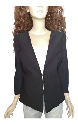 Blazer Mujer Bunnys Negro Talla 46 Impecable