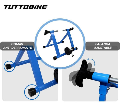Imagen 3 de 10 de Rodillo Tuttobike Entrenador Para Bicicleta R 26 27 29 700