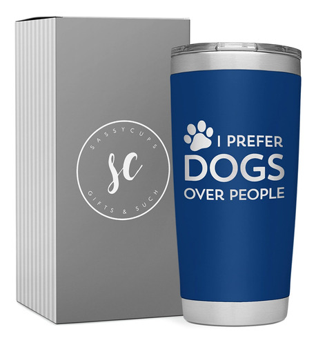 Assycups Vaso Tematico Perro Prefer Dogs Over People Taza 20