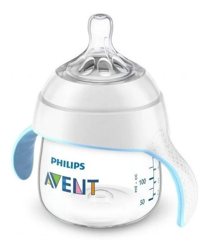 Imagen 2 de 5 de Biberon De Entrenamiento Avent Natural 150ml +4m 26206