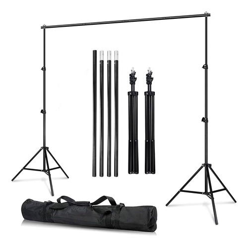 Portafondos Fotográfico Soporte Ajustable 2.8x3m Con Bolsa