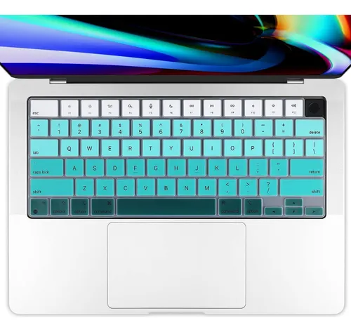 Protector Para Macbook Pro De 14 A 16 Pulgadas Verde Blanco