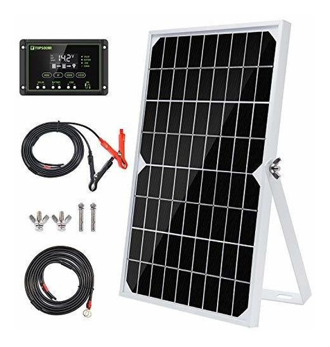 Paneles Solares - Topsolar 10w 12v Solar Panel Trickle Charg