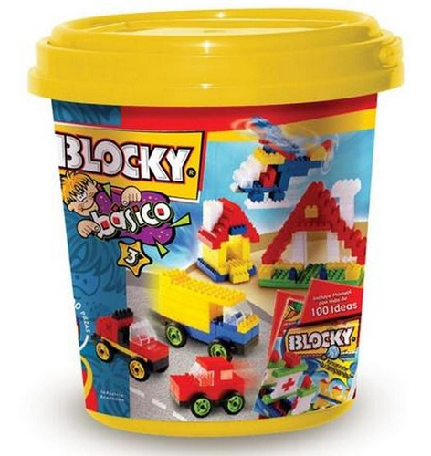 Blocky Balde 3 200 Piezascon Techos Plasticos Ploppy 156611