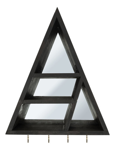 Estante Triangular  Exhibicion Cristal Para Sostener Hogar