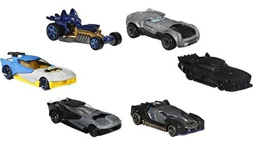 Hot Wheels Batman - Juego De 6 Coches Inspirados En Varios