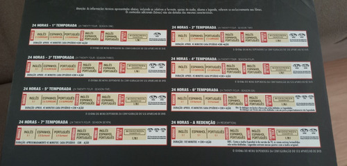 Coleção 24 Horas (07 Temporadas Completas + A Redenção) Dvds (Usado)