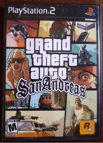 Grand Theft Auto San Andreas Playstation 2 Original Completo