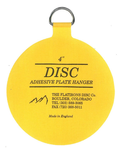 Colgante De Plato Invisible De 10 Cm Para Discos Flatirons