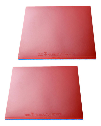 2 Piezas De Hoja Protectora De Goma Para Tenis De Mesa, Rojo