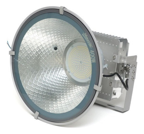 Reflector Led Redondo Campana Industrial Adir 400 W Blanco Color De La Carcasa Plata